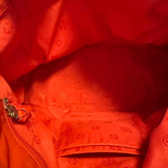 Tory Burch Vibrant Orange Tote - Picture 6 of 9